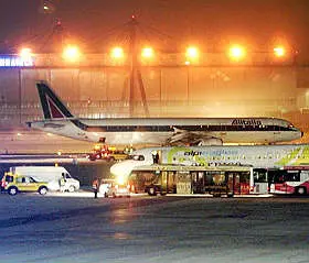 manovra areo aeroporto